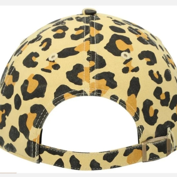 Dallas Cowboys Womens Hat Tan  Leopard Cheeta Bagheera 47Clean Up Cap Adjustable - Picture 4 of 6